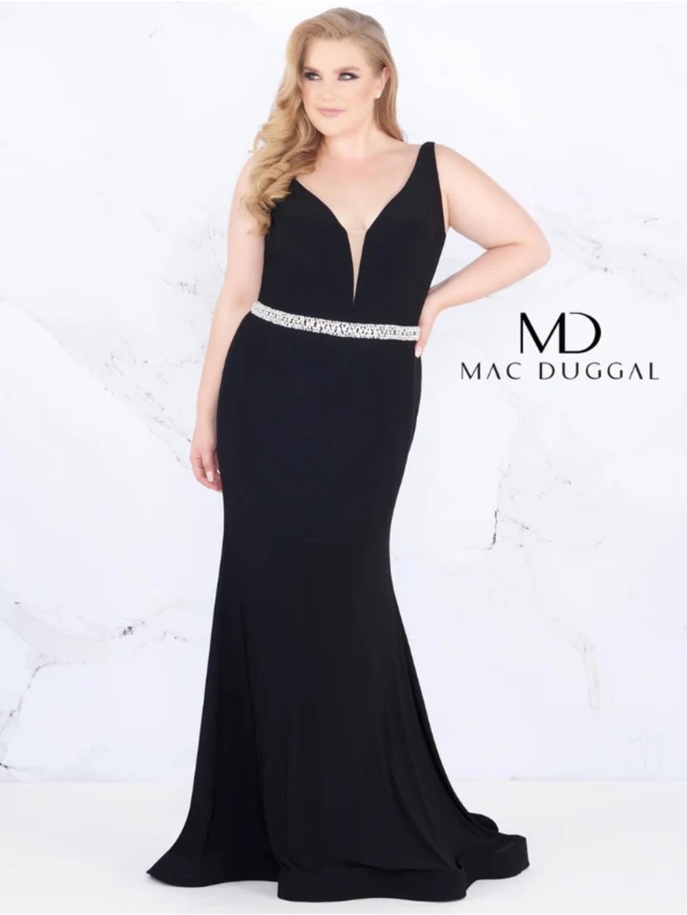 MacDuggal 66808 black size 18 NWT brand new never worn before!!!